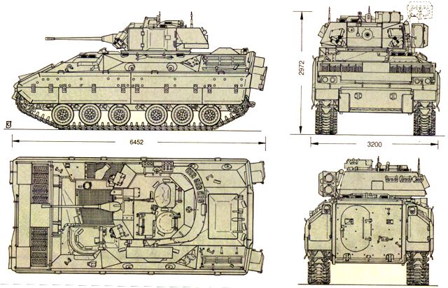 bradley_m2_tracked_armoured_infantry_fighting_vehicle_united_states_us_american_army_line_drawing_blueprint_001