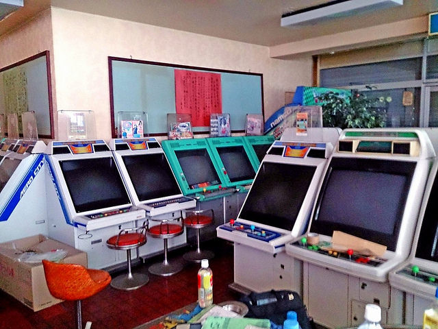 Japanese Arcade Candy Cabinets