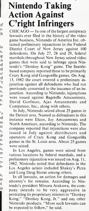 Gongorilla Cashbox Mag September 1982